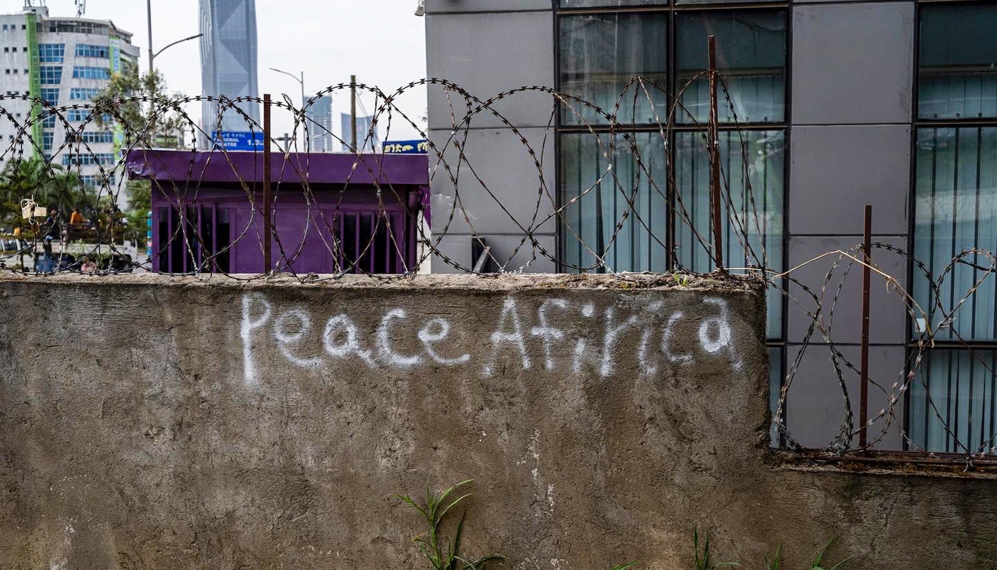 Adis Abeba pintada paz